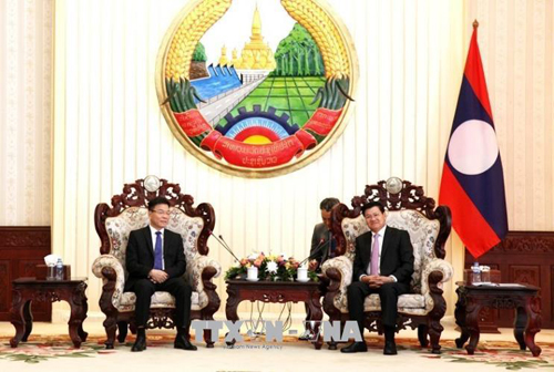 Lãnh đạo Lào đánh giá cao sự hợp tác giữa Bộ Tư pháp hai nước Lào và Việt Nam ảnh 1